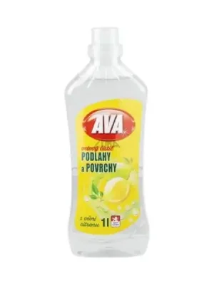 AVA octový čistič PODLAHY A POVRCHY s vůní Citrónu 1l Autentický