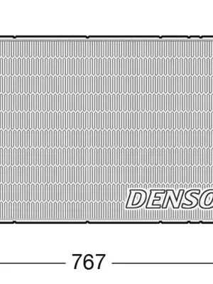 Chladič, chlazení motoru DENSO DRM20019 Levný