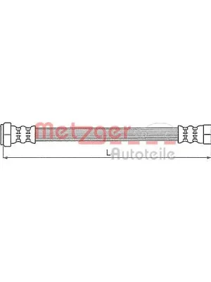 Akce Brzdová hadice METZGER 4111688
