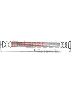Akce Brzdová hadice METZGER 4114620