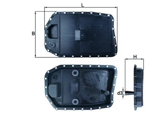 Nejlepší Volba Olejová vana, automatická převodovka KNECHT HX154