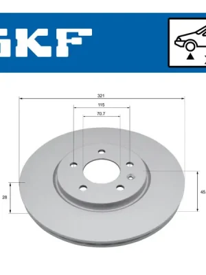 Akční Cena Brzdový kotouč SKF VKBD 81394 V1