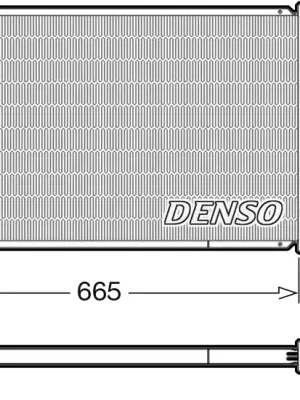 Chladič, chlazení motoru DENSO DRM50088 Akční Cena