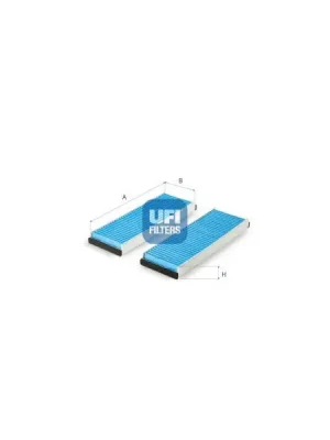 Filtr, vzduch v interiéru UFI 34.153.00 Omezená Nabídka