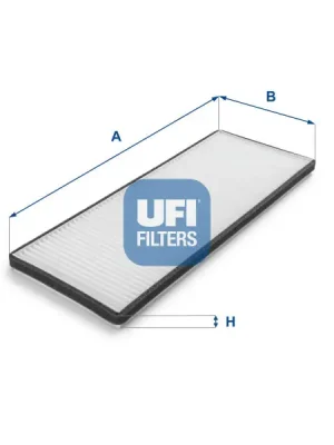 Nejlepší Volba Filtr, vzduch v interiéru UFI 53.015.00