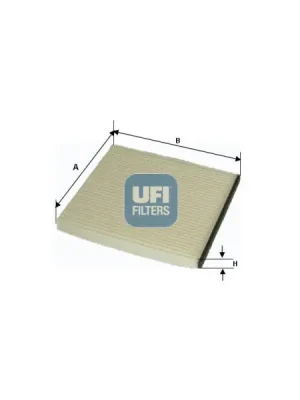 Filtr, vzduch v interiéru UFI 53.053.00 Rychlé Dodání