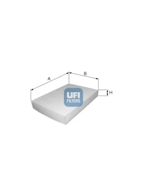 Filtr, vzduch v interiéru UFI 53.111.00 Nízká Cena