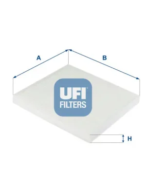 Filtr, vzduch v interiéru UFI 53.248.00 Sezónní Sleva