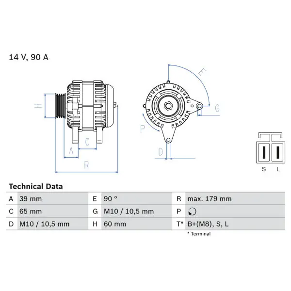 generátor BOSCH 0 986 083 480 Hit Sezóny