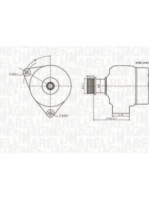 Cenový Hit generátor MAGNETI MARELLI 063731138010