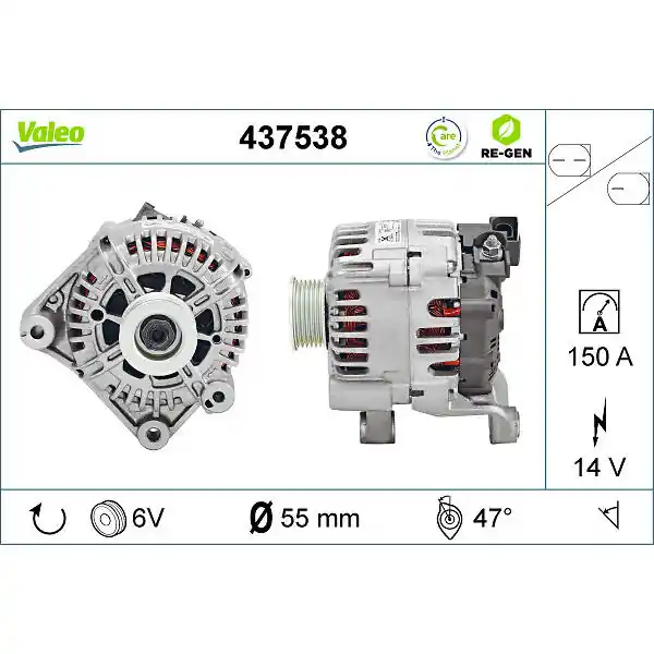 generátor VALEO 437538 Doprava Zdarma
