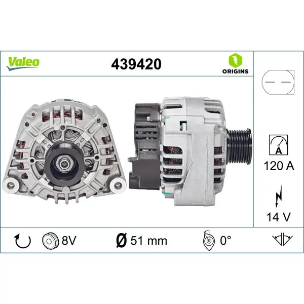 generátor VALEO 439420 Must-Have