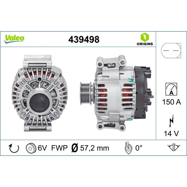 generátor VALEO 439498 Levný