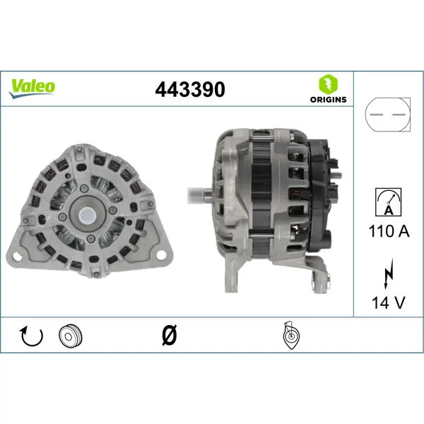generátor VALEO 443390 Nejprodávanější