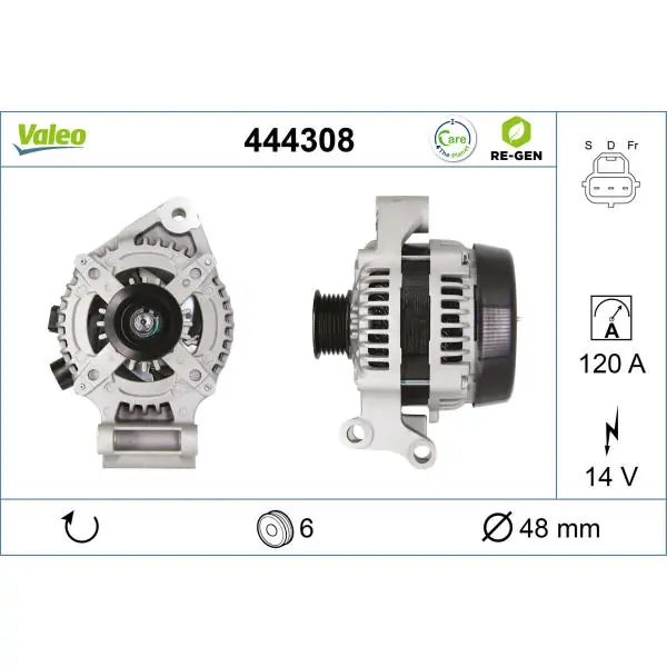 generátor VALEO 444308 Akční Nabídka