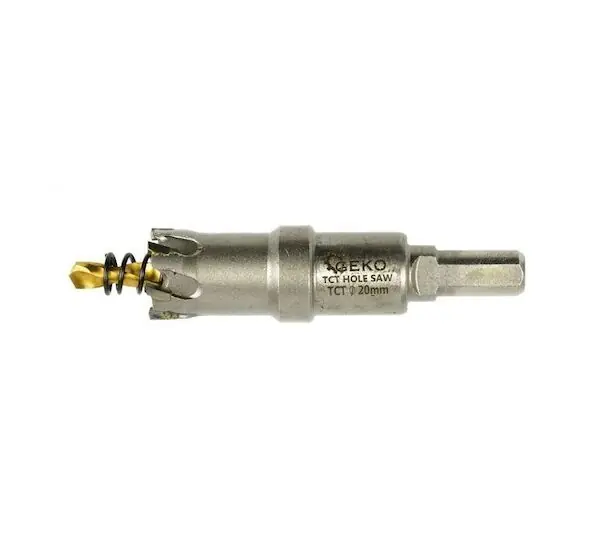 Odeslání Ihned Korunkový vrták do kovu TCT, 20mm GEKO