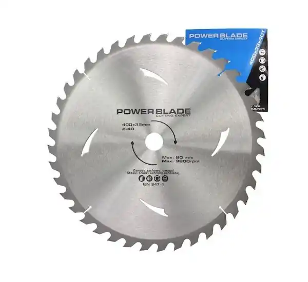 Kotouč pilový s SK plátky (vidiový), 400x40Tx32mm POWER BLADE Vrácení Zdarma