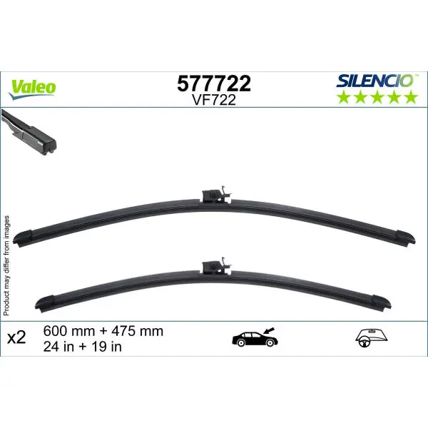 List stěrače VALEO 577722 Výhodná Nabídka