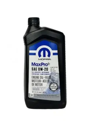 Doprava Zdarma Mopar Engine Oil 5W-20 946 ml