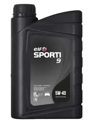 Motorový olej Elf Sporti 9 5W-40 1 l Vrácení Zdarma