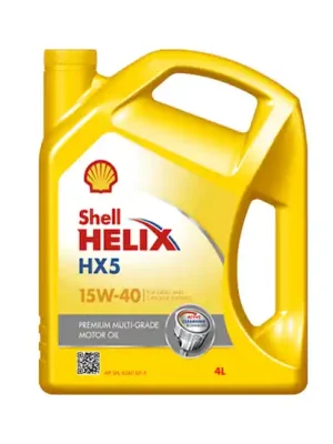 Dokud Zásoby Vydrží Motorový olej SHELL HELIX HX5 15W-40 4L
