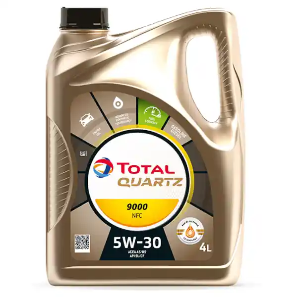 Cenově Výhodný Motorový olej Total Quartz 9000 NFC 5W-30 4 l