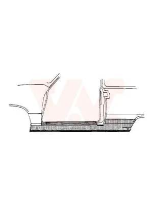 Nástupní panel VAN WEZEL 4337101 Originální
