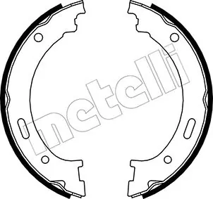 Hit Sezóny Sada brzdových čelistí, parkovací brzda METELLI 530361