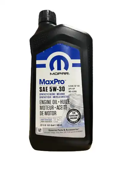 Olej Mopar 5W-30 0,946L Akce