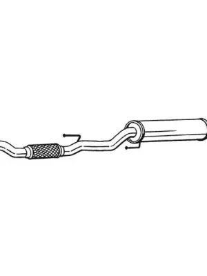 Sleva Přední tlumič výfuku BOSAL 280-413