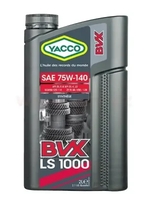 Převodový olej YACCO BVX LS 1000 75W140 2L Akční Cena