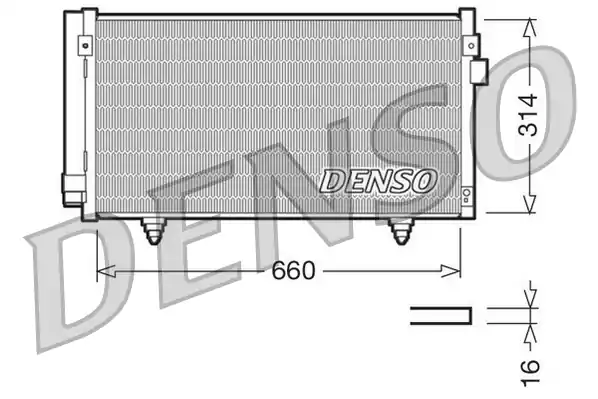 Výhodná Nabídka Kondenzátor, klimatizace DENSO DCN36003