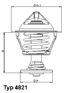 Sleva Termostat, chladivo WAHLER 482189D