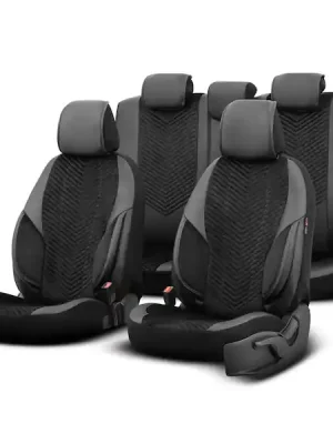 Sada autopotahů OTOM ADVANCED 204 BLACK BABYFACE 3-ZIP Zlevněný