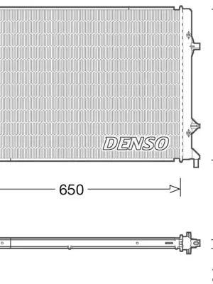 Chladič, chlazení motoru DENSO DRM32042 Rychlé Dodání