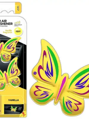 Osvěžovač vzduchu AROMA CAR FANCY SHAPES BUTTERFLY Vanilka Nakupujte Hned