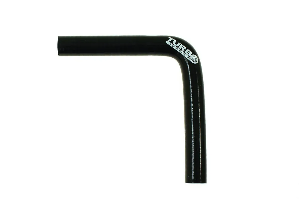 Silikonová hadice - 90° koleno černá 38 mm XL Dokud Zásoby Vydrží