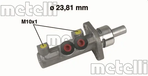 Výprodej Hlavní brzdový válec METELLI 050412