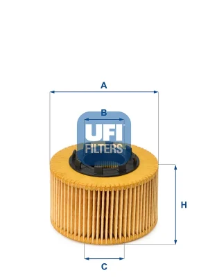 Koupit Online Olejový filtr UFI 2501500