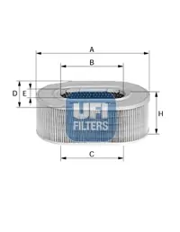Vzduchový filtr UFI 2716200 Super Cena
