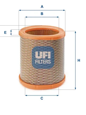 Vzduchový filtr UFI 2725800 Ověřený