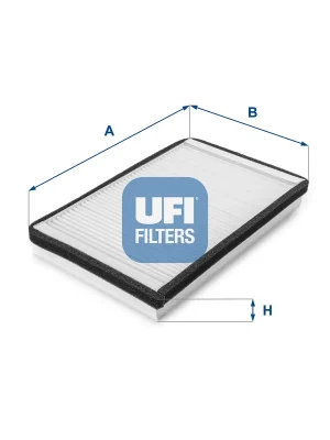 Filtr, vzduch v interiéru UFI 5303300 Výprodej