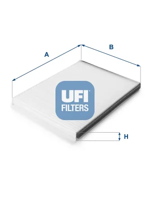 Filtr, vzduch v interiéru UFI 5304100 Přímo Od Výrobce