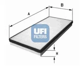 Filtr, vzduch v interiéru UFI 5305400 Must-Have