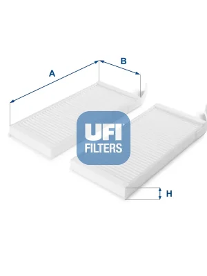 Super Cena Filtr, vzduch v interiéru UFI 5316400