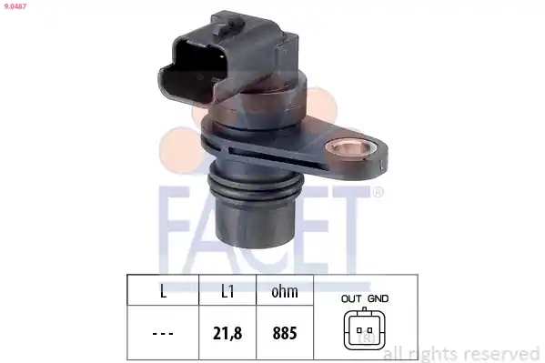 Senzor otáček, automatická převodovka FACET 90487 Zlevněný
