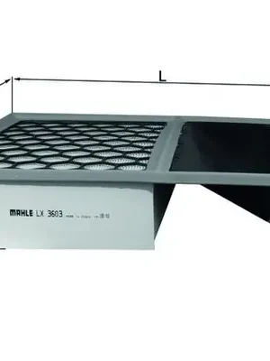 Výhodná Nabídka Vzduchový filtr MAHLE ORIGINAL LX3603