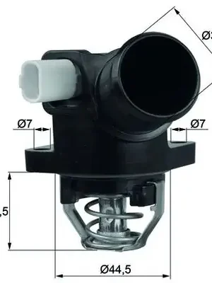 Aktuální Termostat, chladivo MAHLE ORIGINAL TM32103