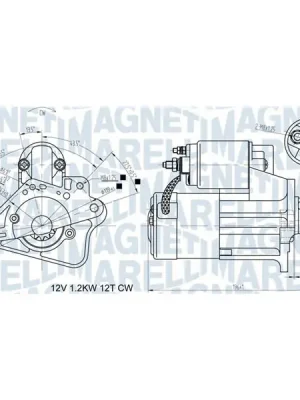 Cenová Bomba Startér MAGNETI MARELLI 063721524010