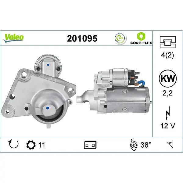 Startér VALEO 201095 Sleva